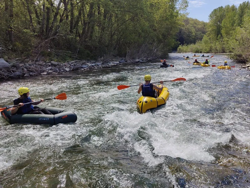 Packrafting fiume arno